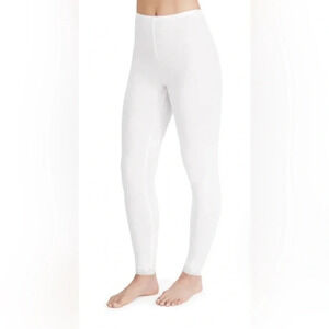 CUDDL DUDS pull on lace at ankles leggings tights size S